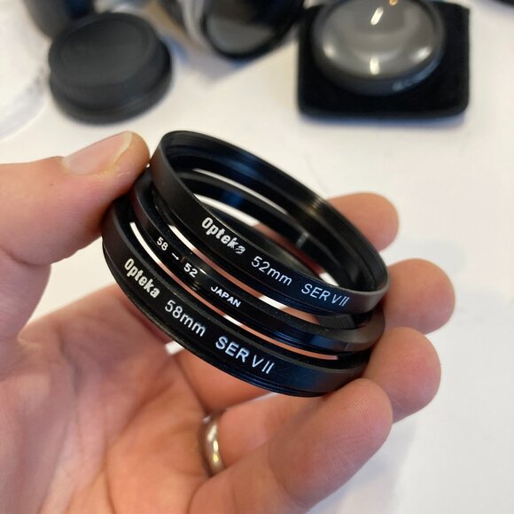 Canon EOS Rebel 500N 35mm SLR Film Camera W 28-90mm Lens + Mixed Lens Lot - Picture 3 of 16